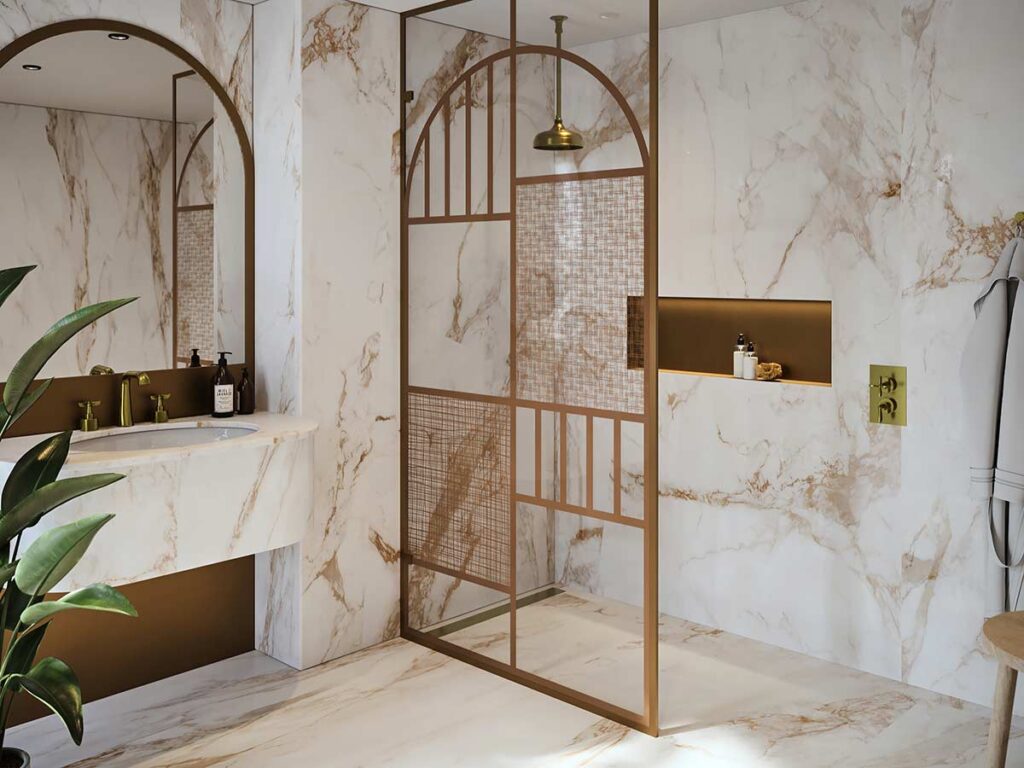 Majestic Digital Printed Shower Screen