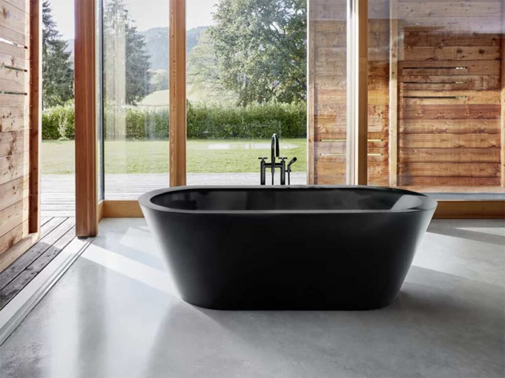 Bette Black Modern Bath