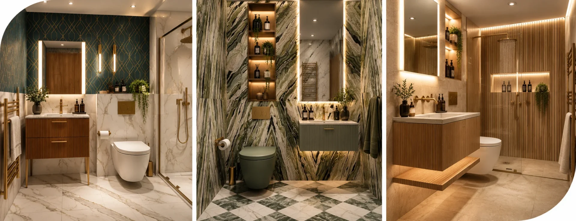 Luxury 3D bathroom designs by Alternative Bathrooms
